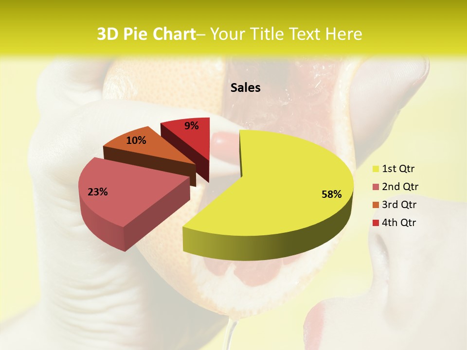 Adult Yellow Isolated PowerPoint Template