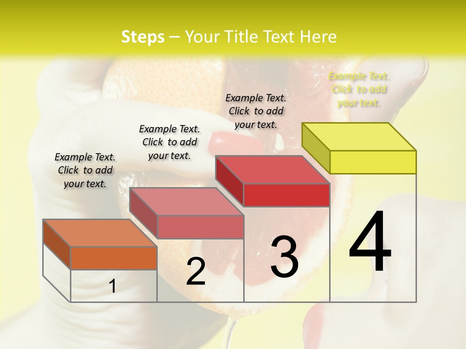 Adult Yellow Isolated PowerPoint Template