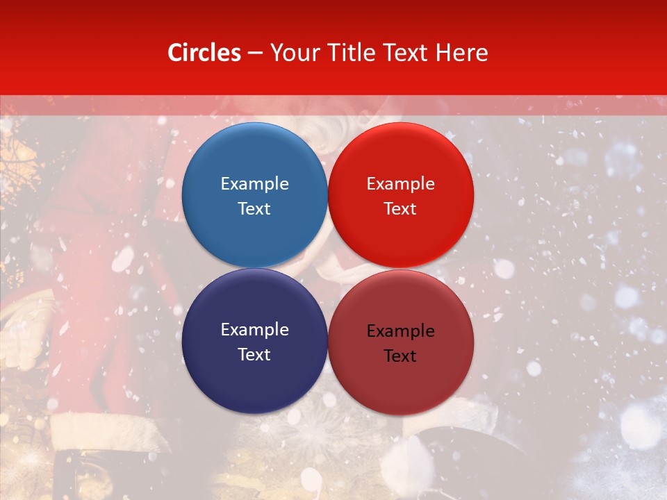 Christmas Red Clause PowerPoint Template