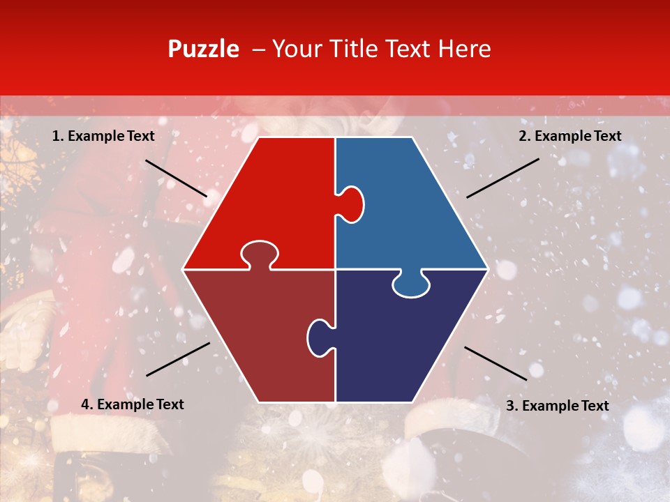 Christmas Red Clause PowerPoint Template