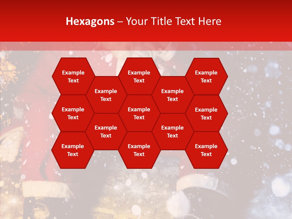 Christmas Red Clause PowerPoint Template