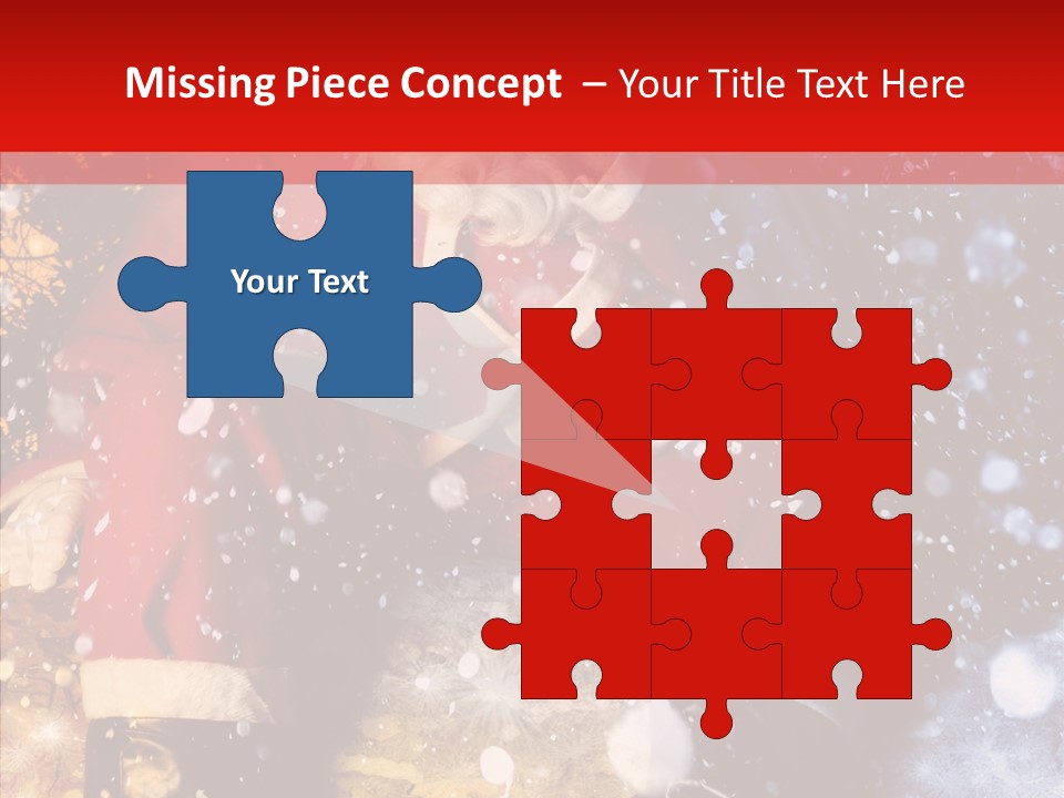 Christmas Red Clause PowerPoint Template