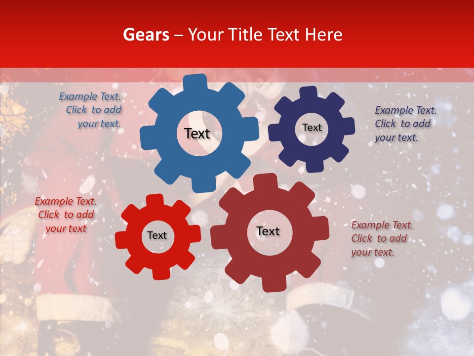 Christmas Red Clause PowerPoint Template