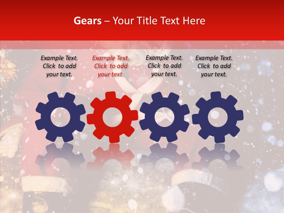 Christmas Red Clause PowerPoint Template