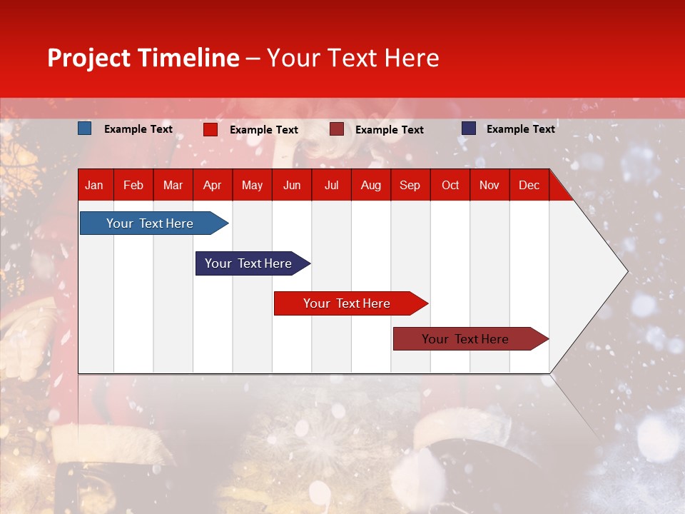Christmas Red Clause PowerPoint Template