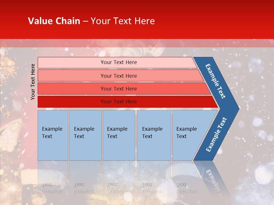 Christmas Red Clause PowerPoint Template