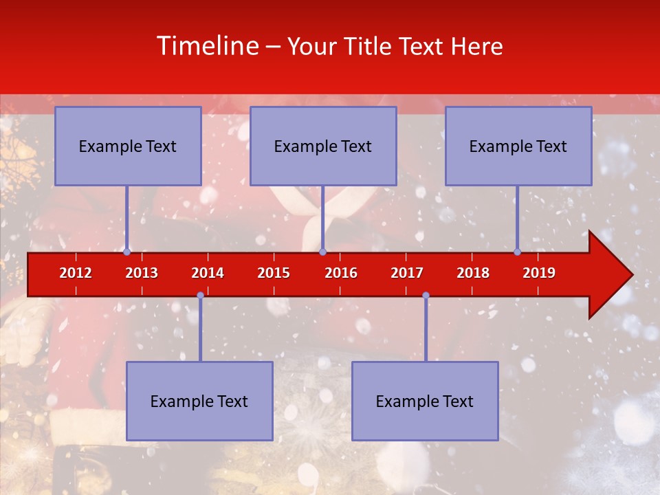 Christmas Red Clause PowerPoint Template