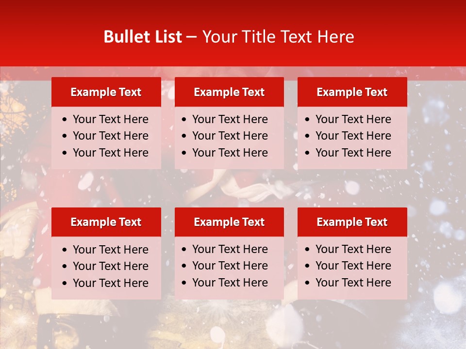 Christmas Red Clause PowerPoint Template