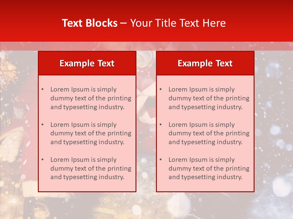 Christmas Red Clause PowerPoint Template
