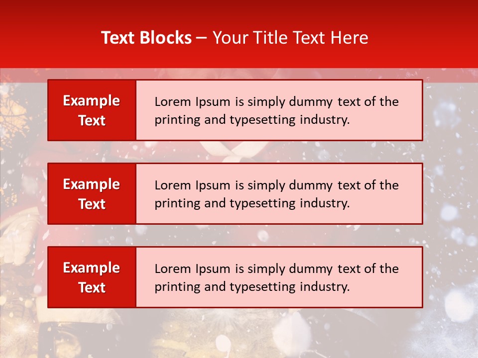 Christmas Red Clause PowerPoint Template