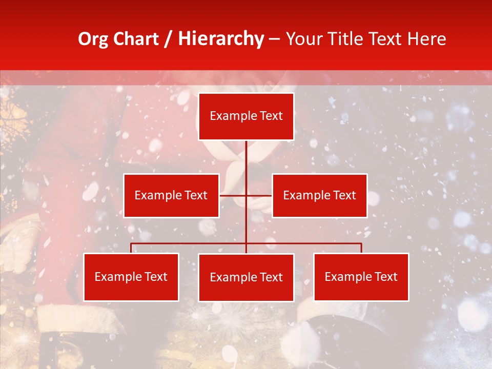 Christmas Red Clause PowerPoint Template