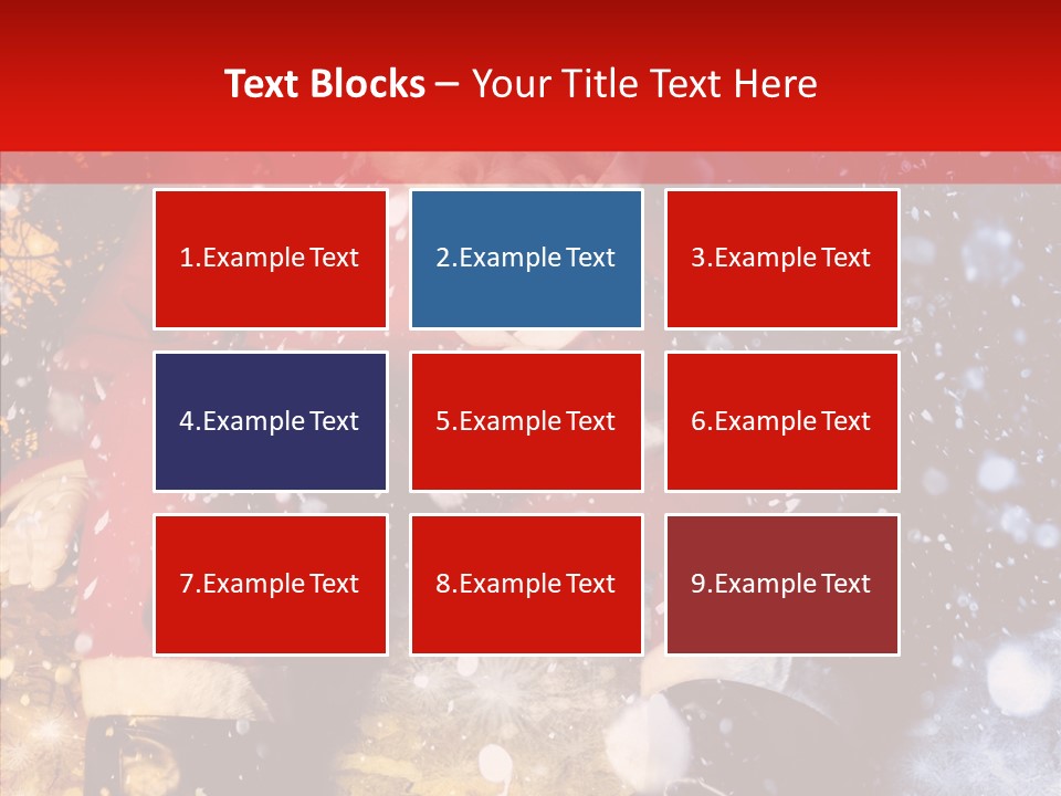 Christmas Red Clause PowerPoint Template