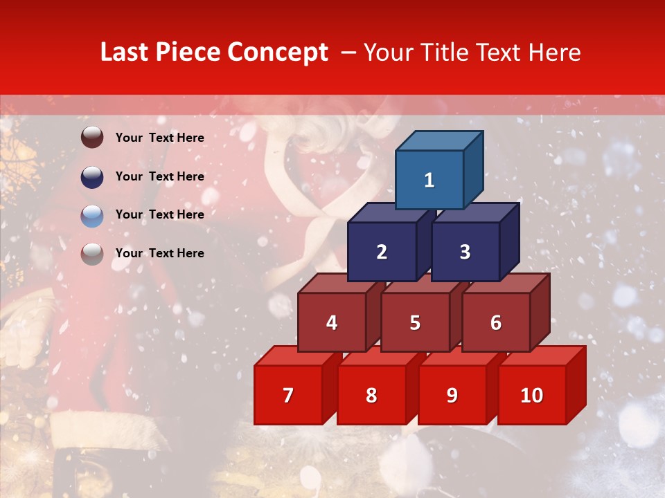 Christmas Red Clause PowerPoint Template
