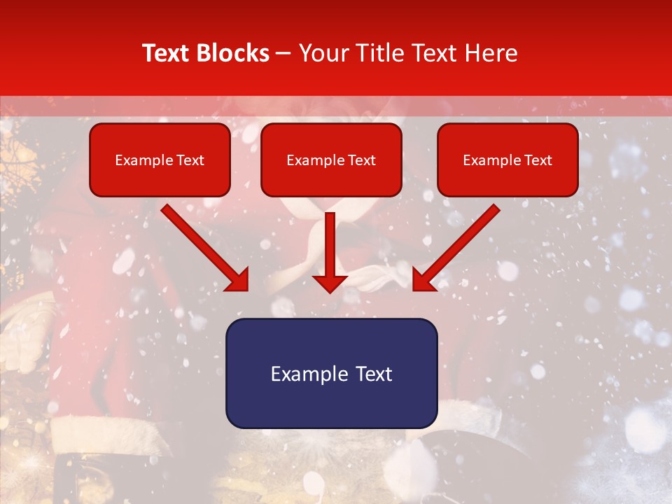 Christmas Red Clause PowerPoint Template