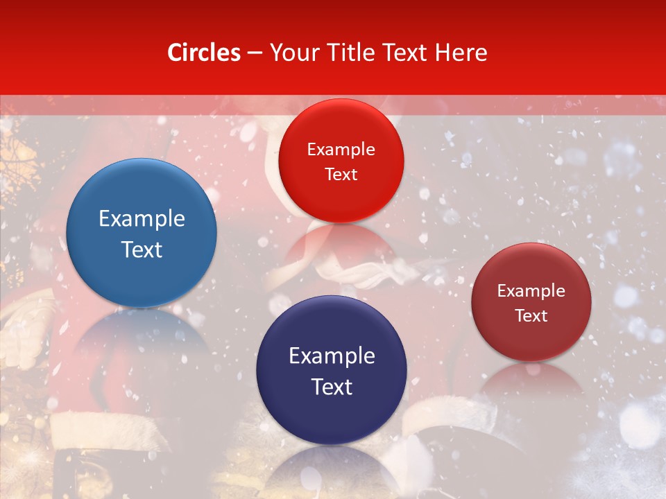 Christmas Red Clause PowerPoint Template