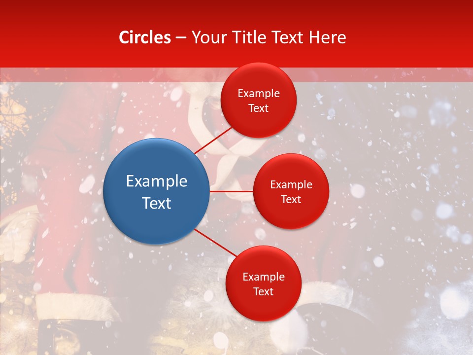 Christmas Red Clause PowerPoint Template