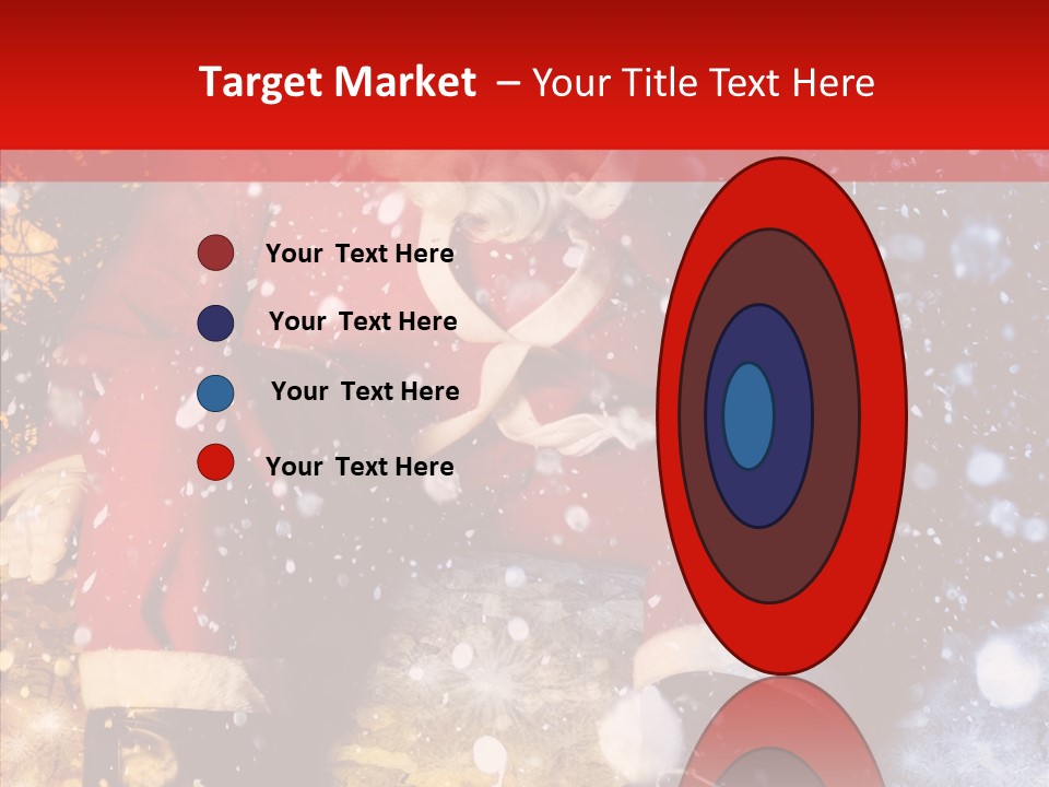 Christmas Red Clause PowerPoint Template
