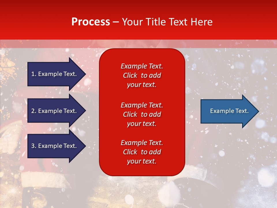 Christmas Red Clause PowerPoint Template