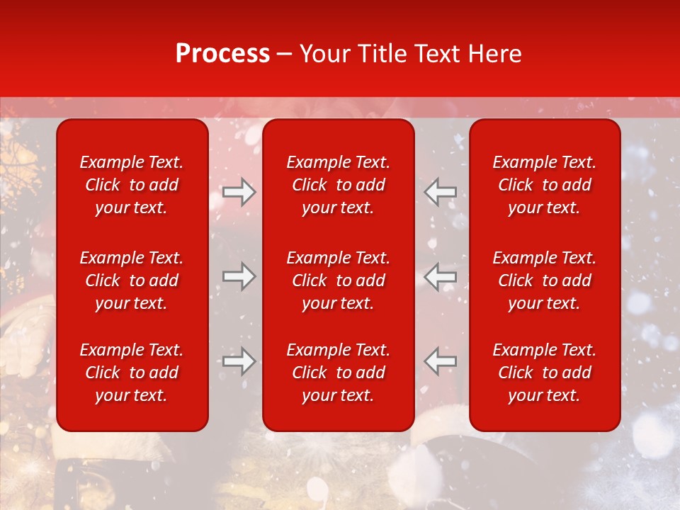 Christmas Red Clause PowerPoint Template