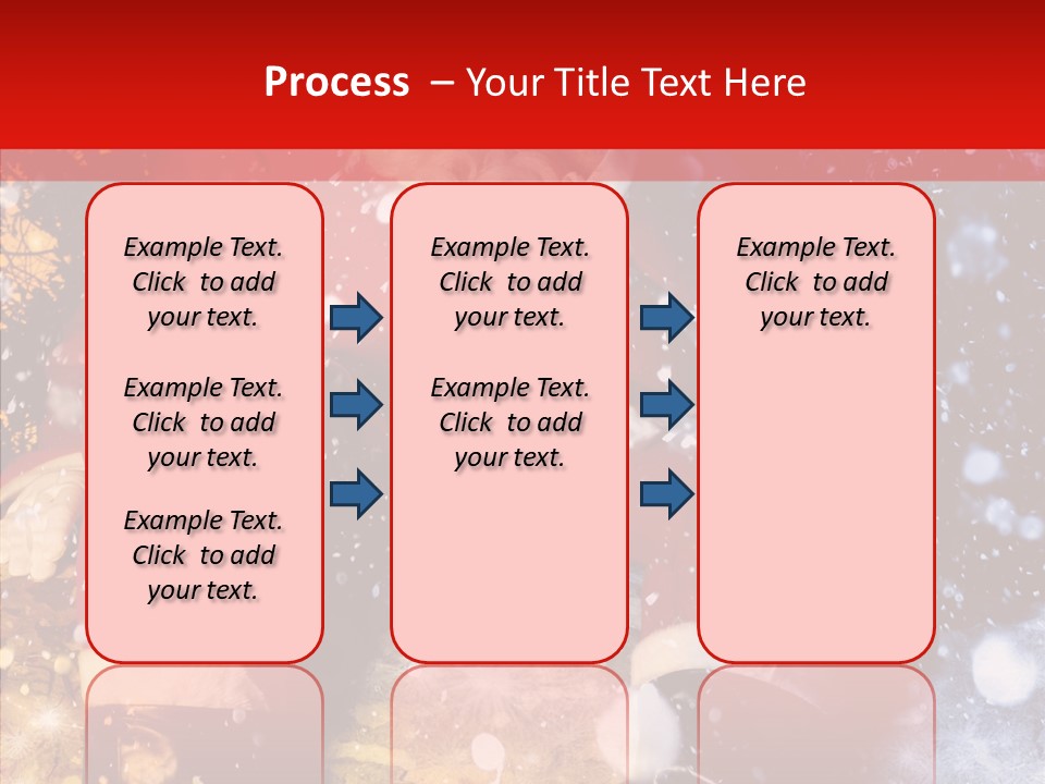 Christmas Red Clause PowerPoint Template