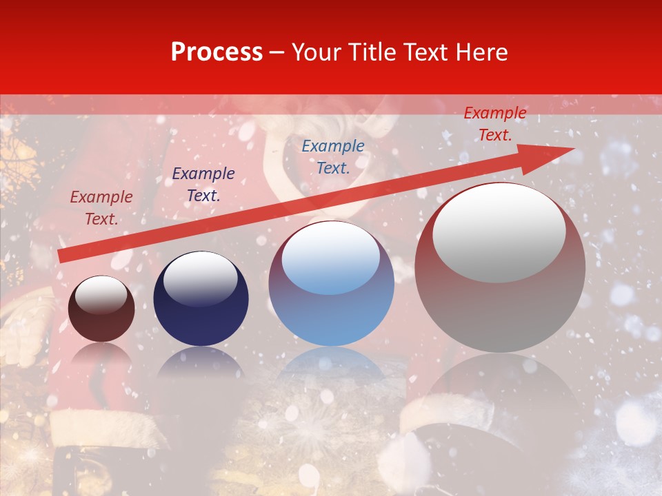 Christmas Red Clause PowerPoint Template