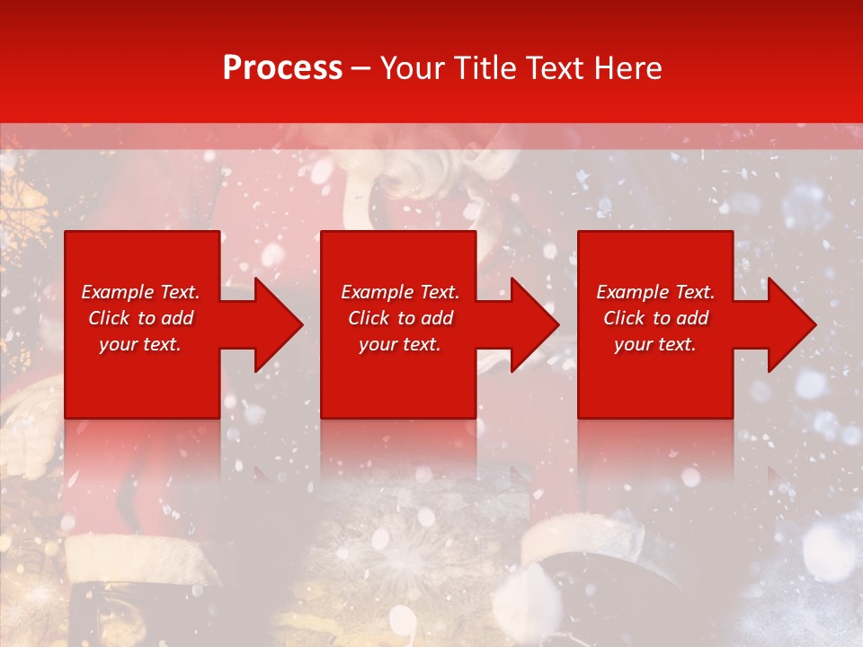 Christmas Red Clause PowerPoint Template