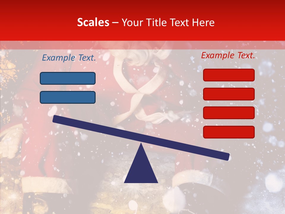Christmas Red Clause PowerPoint Template
