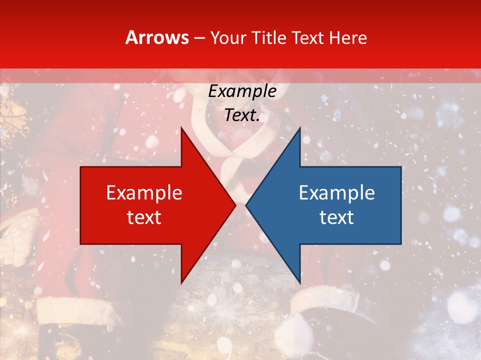 Christmas Red Clause PowerPoint Template