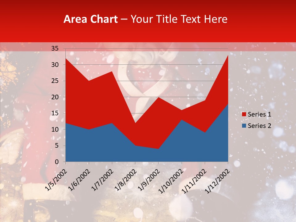 Christmas Red Clause PowerPoint Template