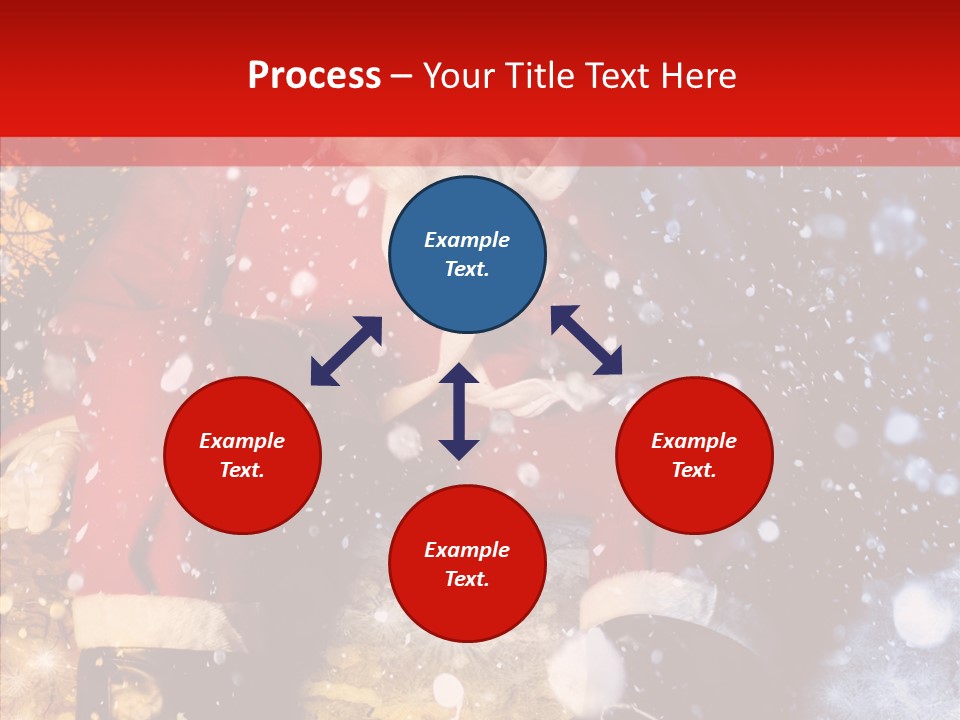 Christmas Red Clause PowerPoint Template