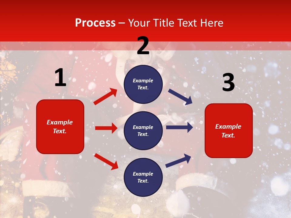 Christmas Red Clause PowerPoint Template
