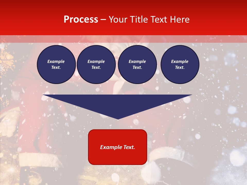 Christmas Red Clause PowerPoint Template