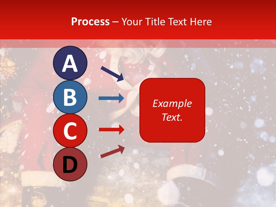 Christmas Red Clause PowerPoint Template
