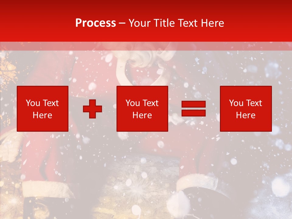 Christmas Red Clause PowerPoint Template