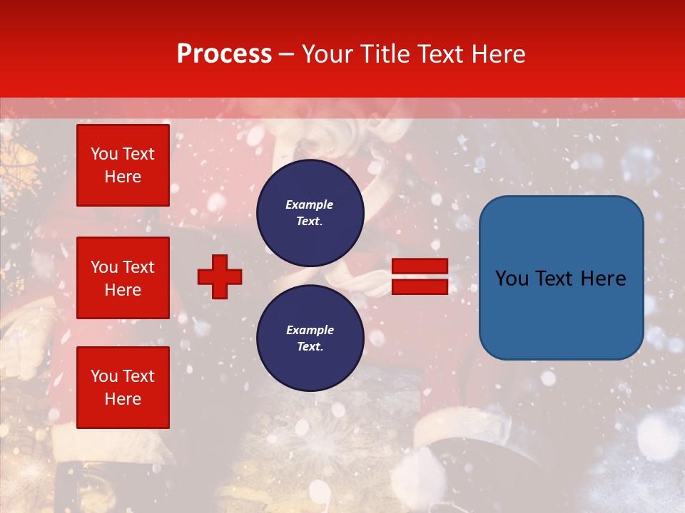 Christmas Red Clause PowerPoint Template