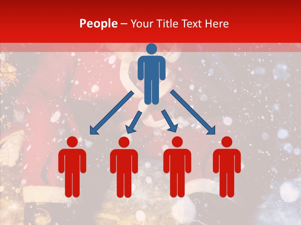 Christmas Red Clause PowerPoint Template