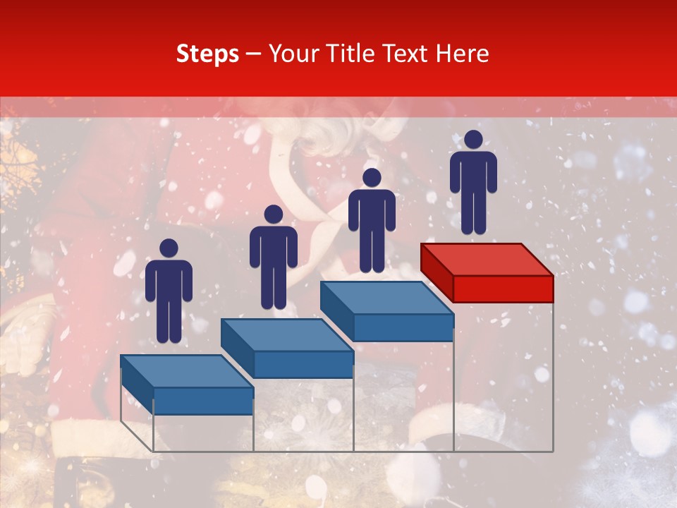 Christmas Red Clause PowerPoint Template