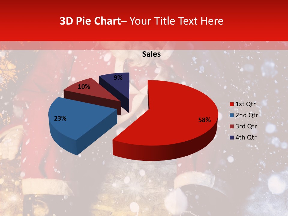 Christmas Red Clause PowerPoint Template