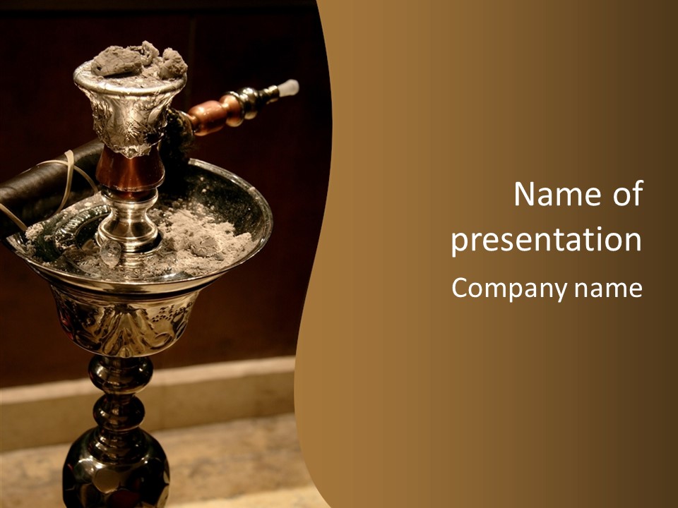 East Hubbly Bubbly Near PowerPoint Template