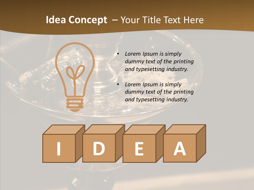 East Hubbly Bubbly Near PowerPoint Template