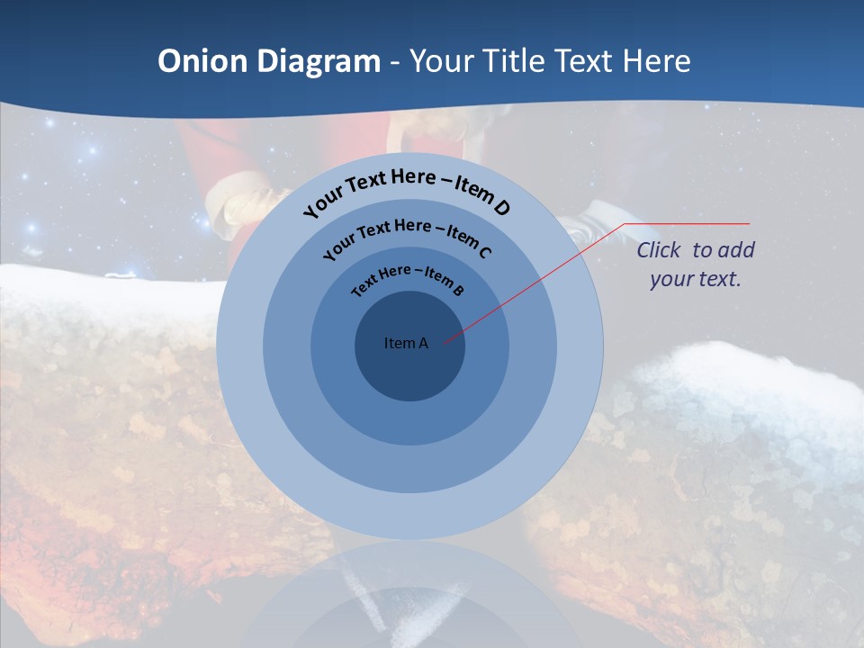 White Santa Fat PowerPoint Template