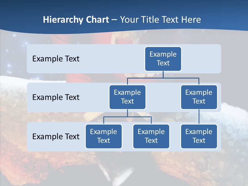 White Santa Fat PowerPoint Template