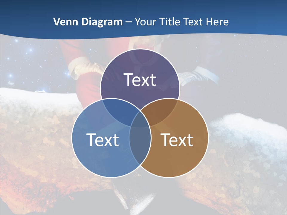 White Santa Fat PowerPoint Template