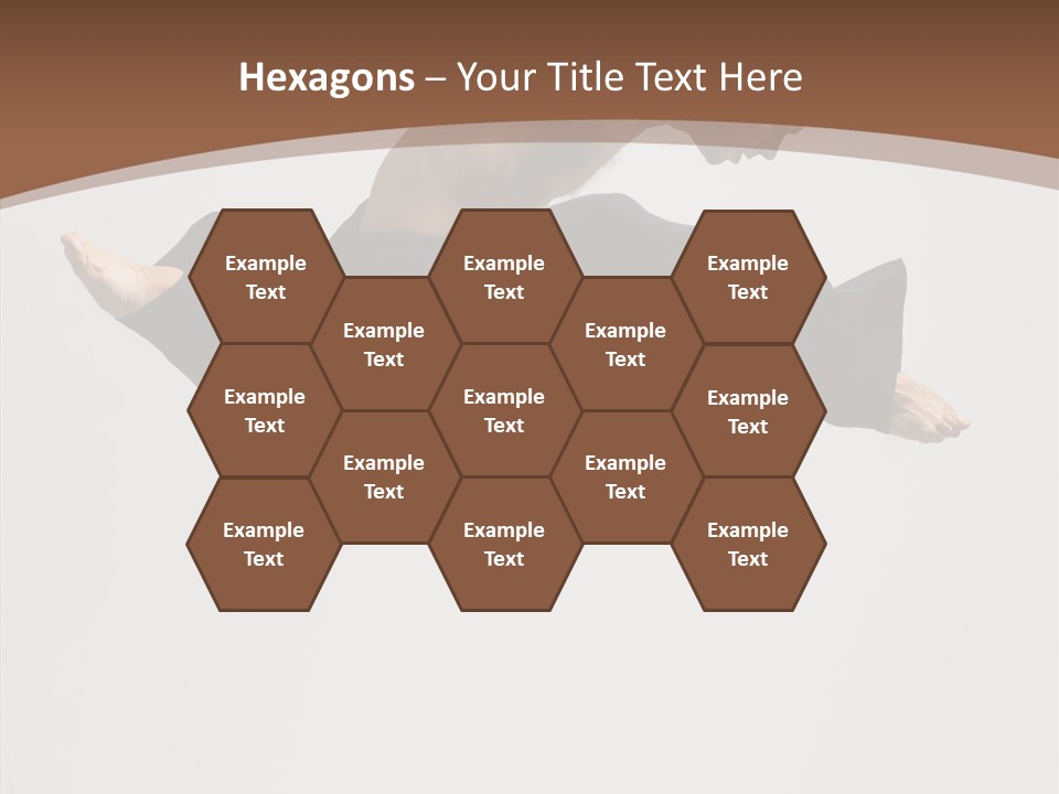 Fitness Pose Young PowerPoint Template