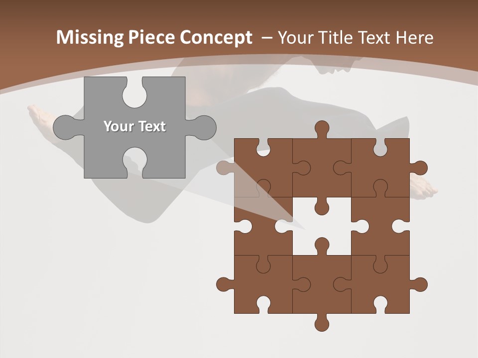 Fitness Pose Young PowerPoint Template