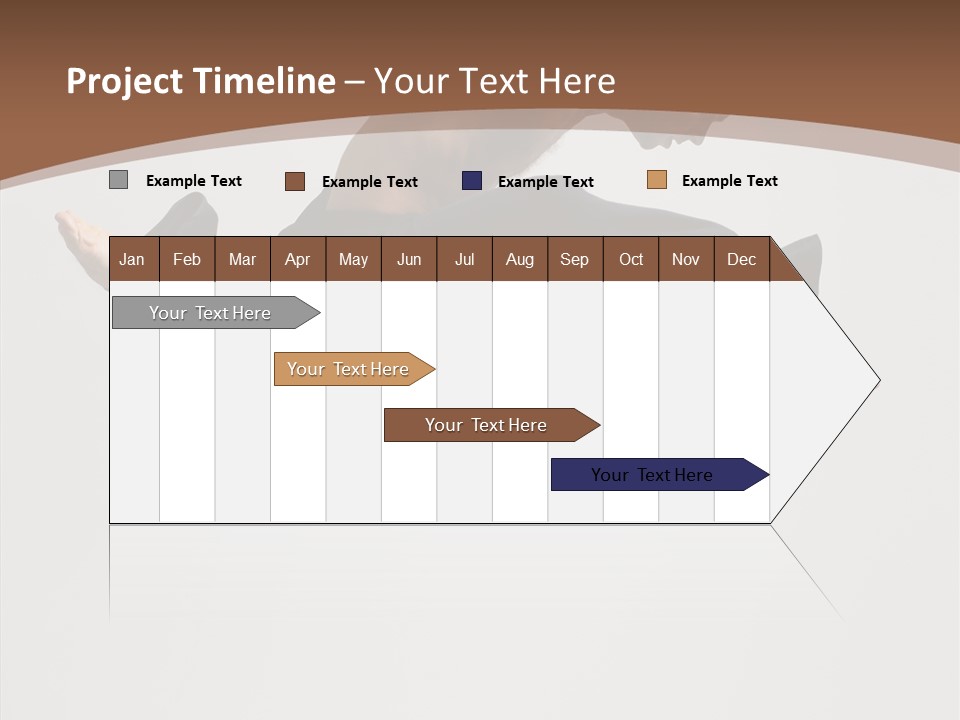 Fitness Pose Young PowerPoint Template