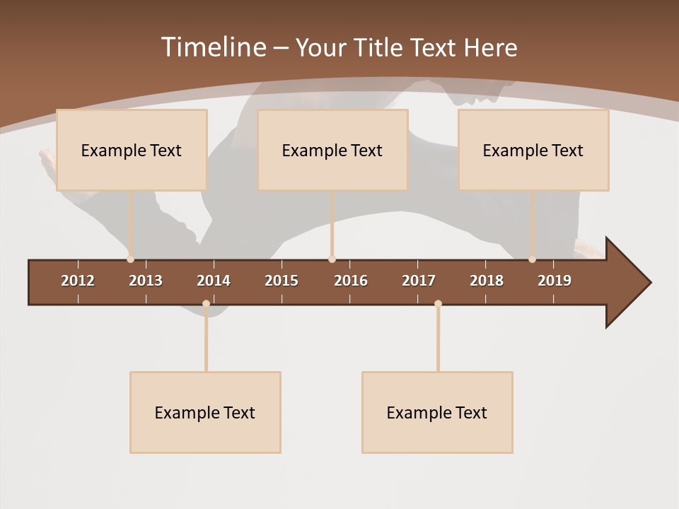 Fitness Pose Young PowerPoint Template