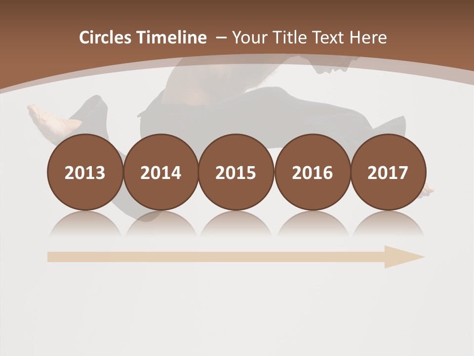 Fitness Pose Young PowerPoint Template