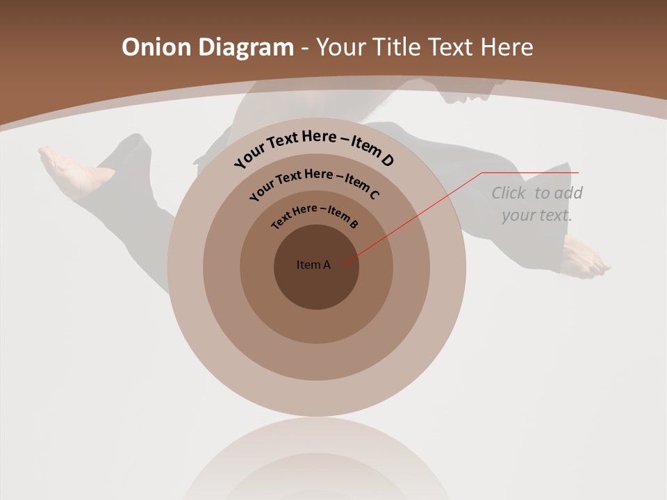 Fitness Pose Young PowerPoint Template