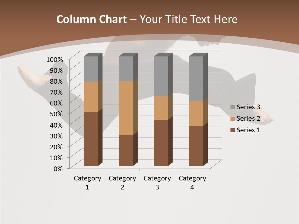 Fitness Pose Young PowerPoint Template